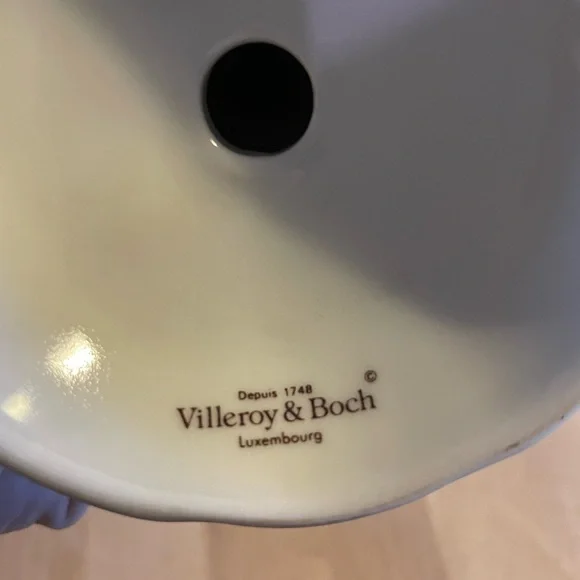 Villeroy & Boch Candlestick Riveria Collection 5β Pink Yellow Tulip Shaped White - Picture 10 of 16